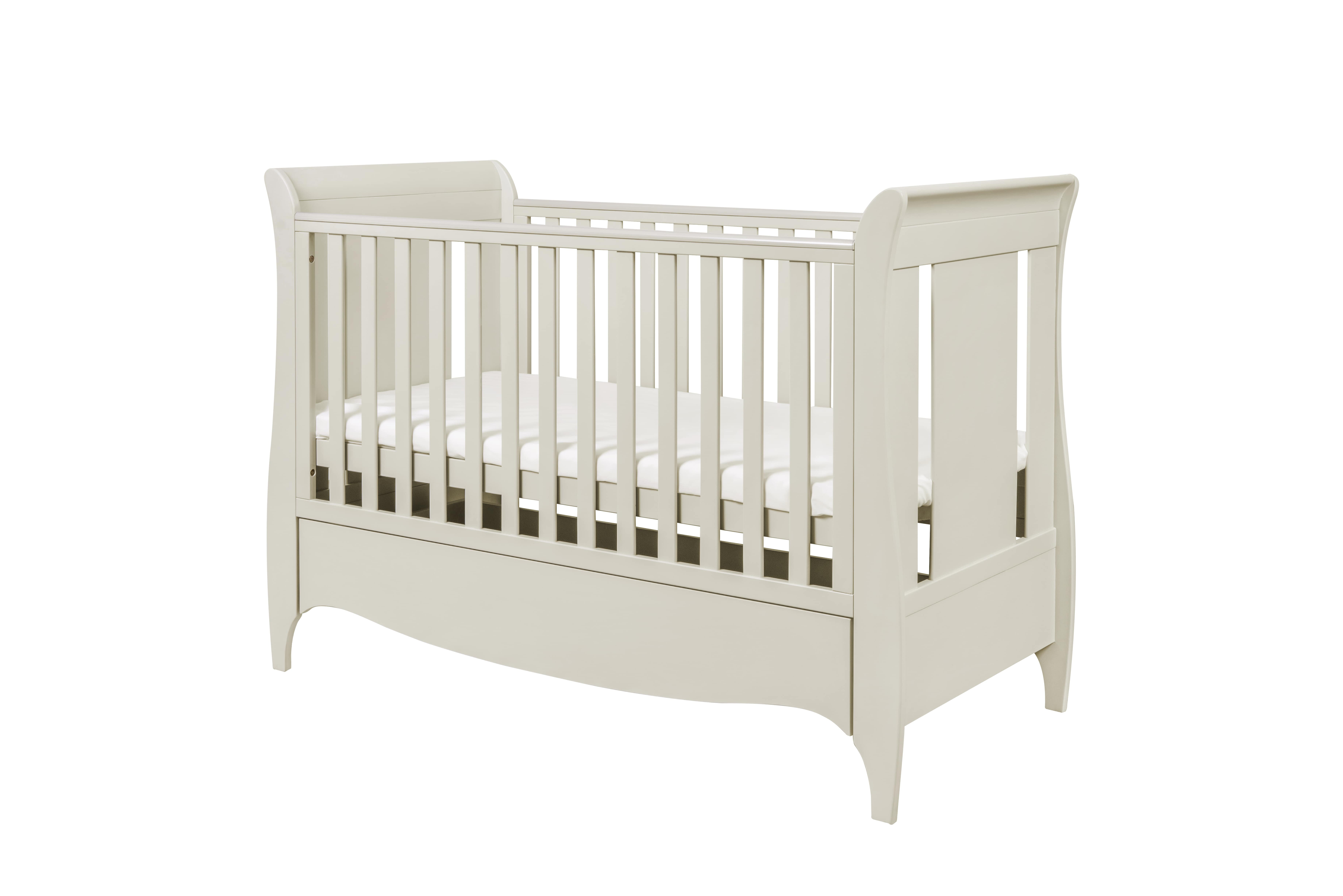 roma sleigh cot bed
