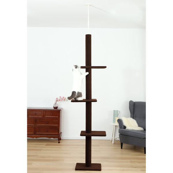 ceiling mounted cat tree