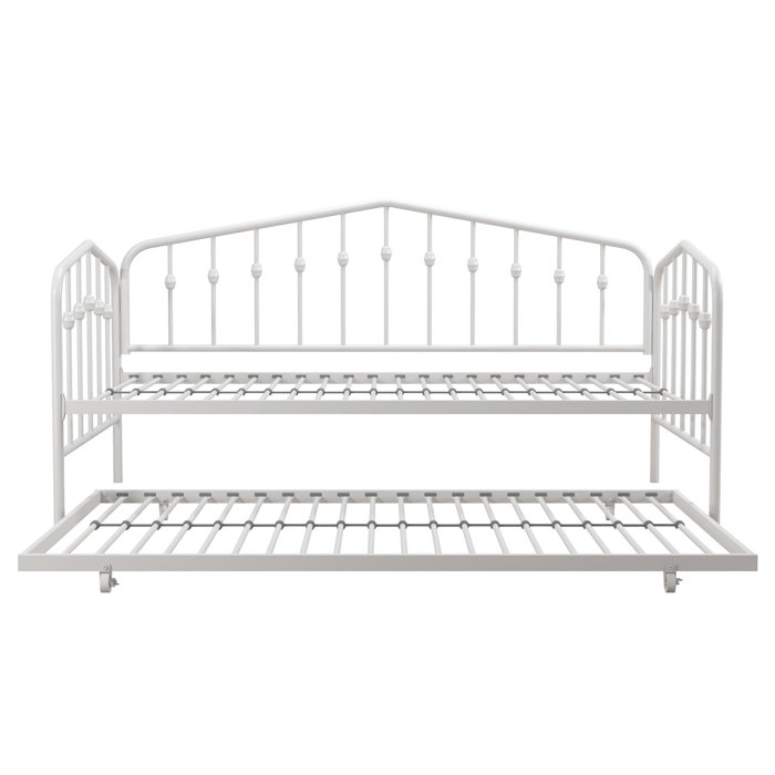 Novogratz Bushwick Twin Metal Daybed with Trundle