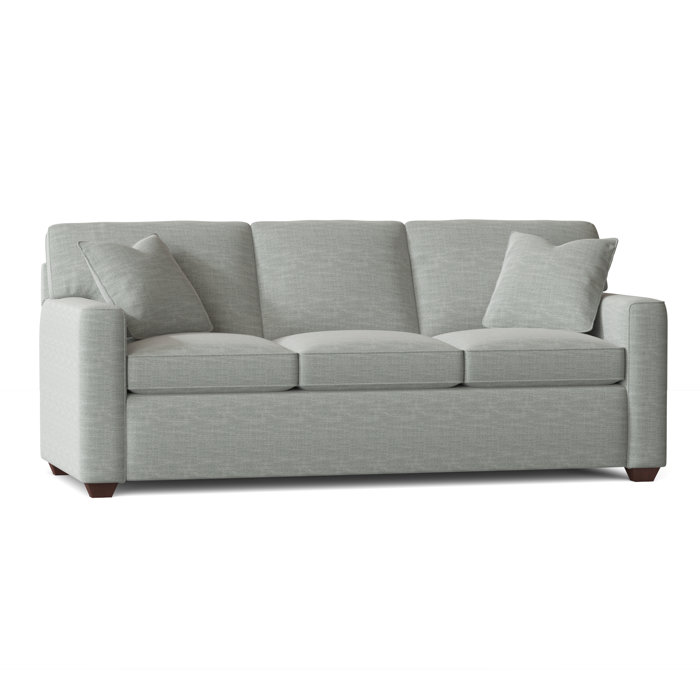Ebern Designs Lesley 87" Square Arm Sofa Bed with Reversible Cushions