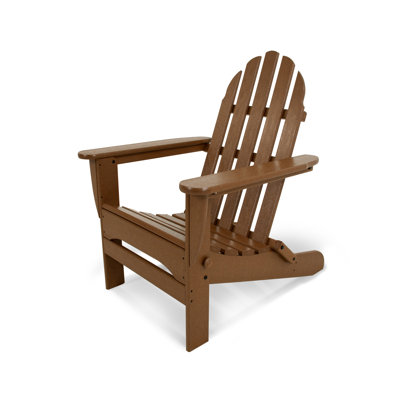 Classic Adirondack Wood Folding Adirondack Chair by POLYWOOD