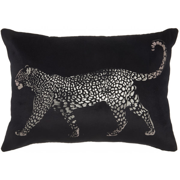leopard lumbar pillow