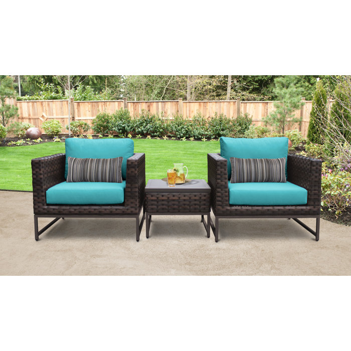 Joss and Main 3 Piece Seating Group with Cushions