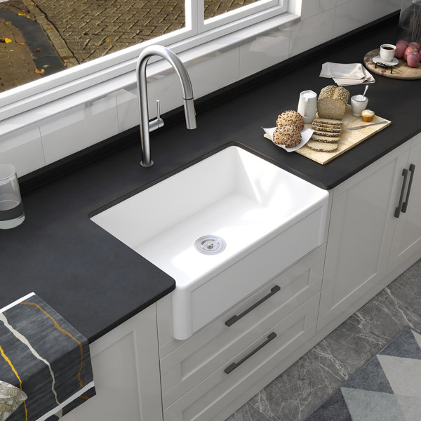 Kitchen Porcelain Sinks | Wayfair