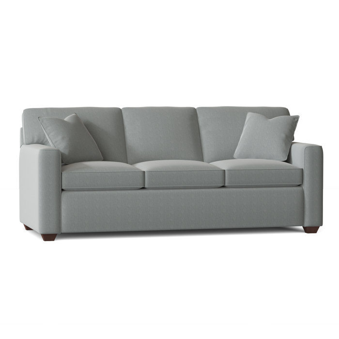 Ebern Designs Lesley 87" Square Arm Sofa Bed with Reversible Cushions