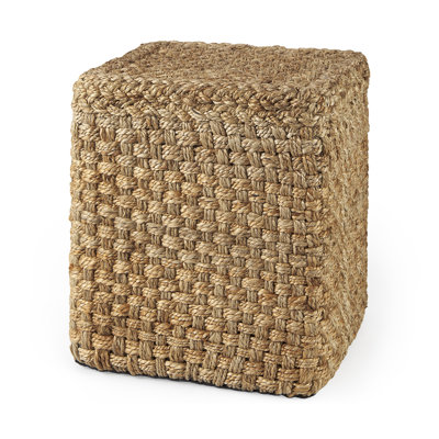 Wilder 53" Wide Square Geometric Pouf Ottoman by Joss and Main