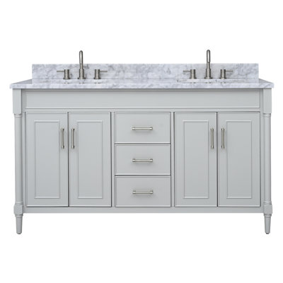 Apex 61" Double Bathroom Vanity Set by Joss and Main