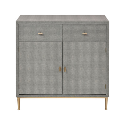 Tyrese Stainless Steel 2 - Door Accent Cabinet by Joss and Main