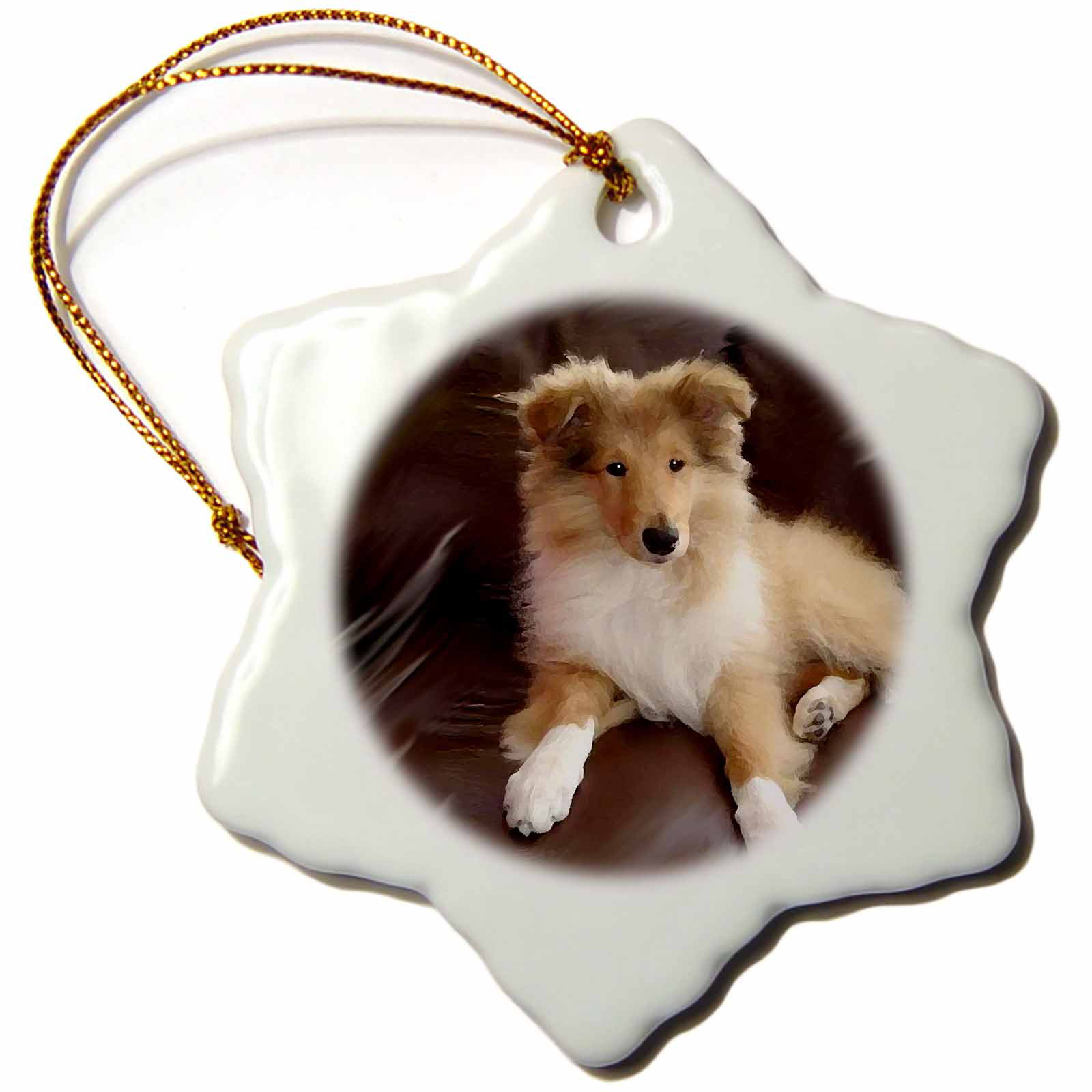 rough collie ornaments