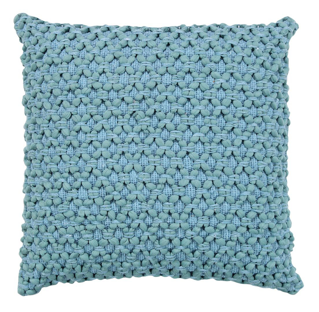 braided throw pillow