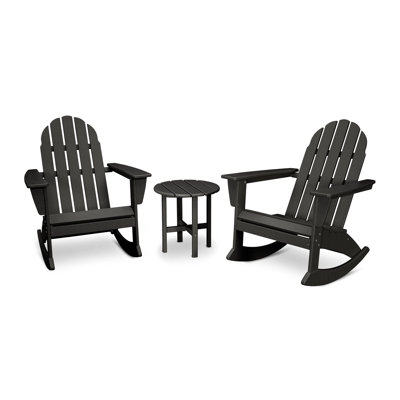 Vineyard Plastic/Resin Rocking Adirondack Chair by POLYWOOD