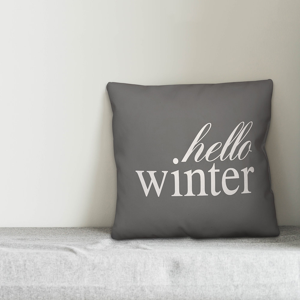 winter throw pillow covers
