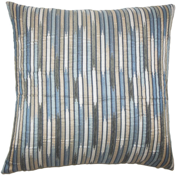 stripe throw pillow