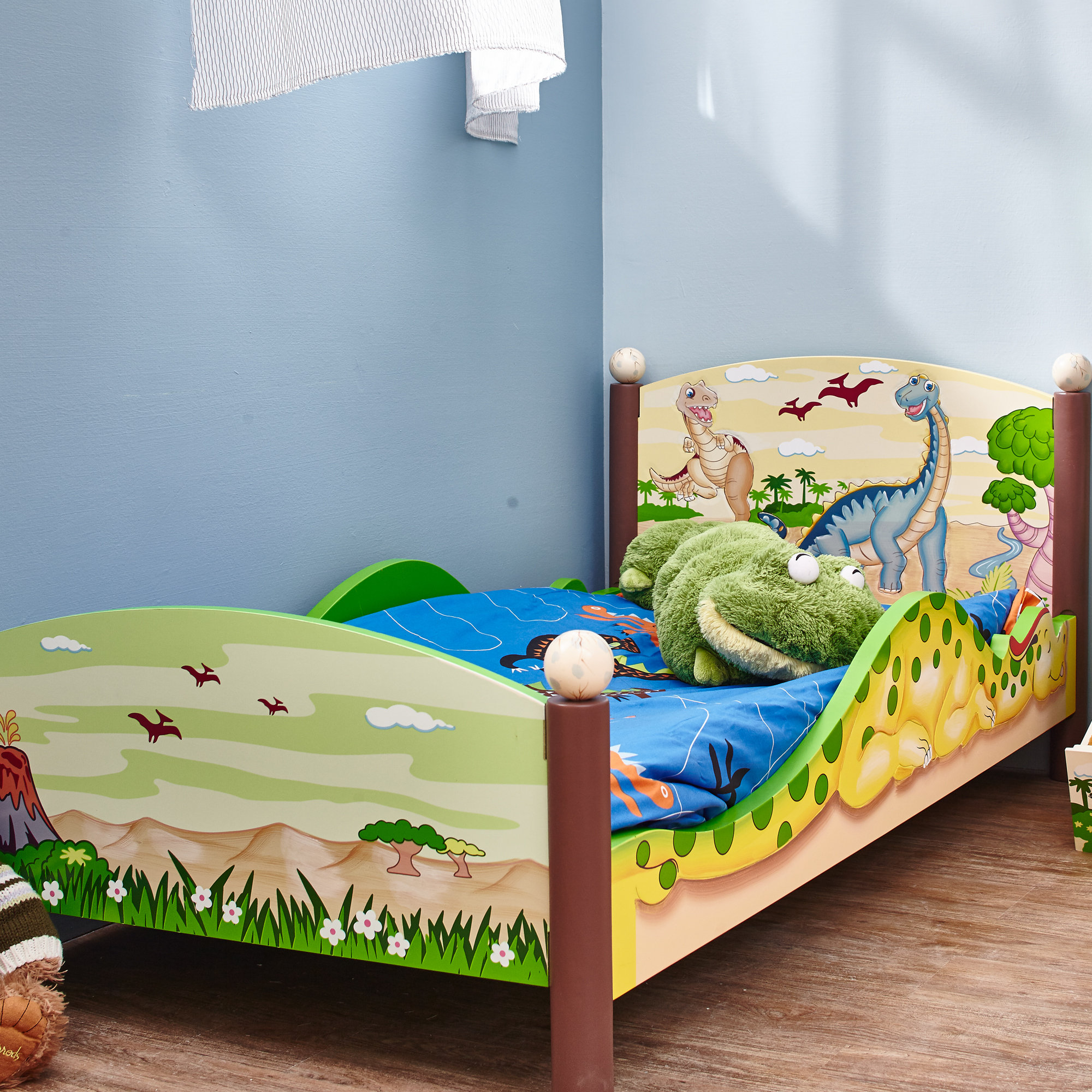 dinosaur twin bed frame