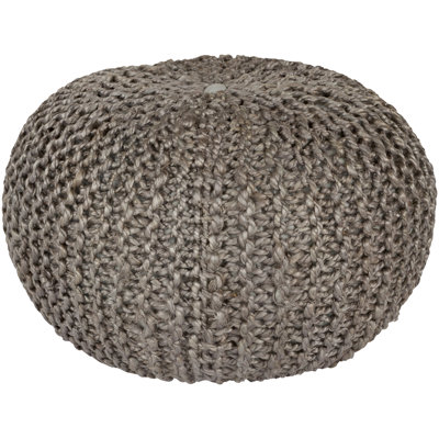 Marah 20" Wide Round Pouf Ottoman by Joss and Main