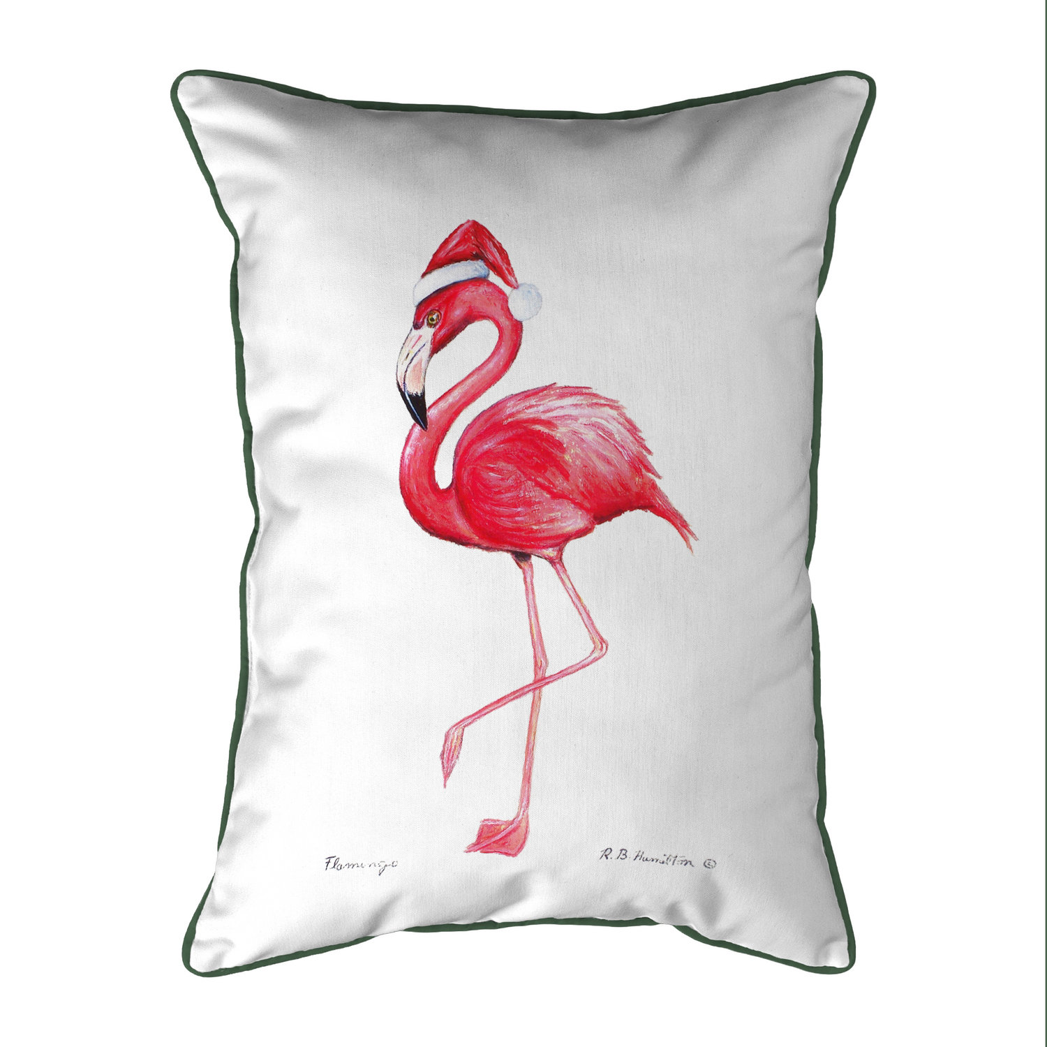 flamingo pillow cover