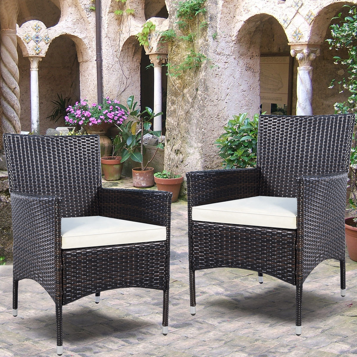 outdoor wicker cushion sets