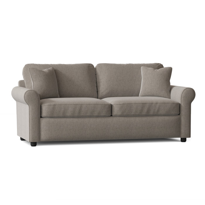 Lark Manor Antoinette 82" Rolled Arm Sofa Bed Slipcovered