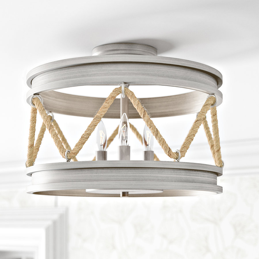Vandervoort 3 - Light 14.75" Semi Flush Mount