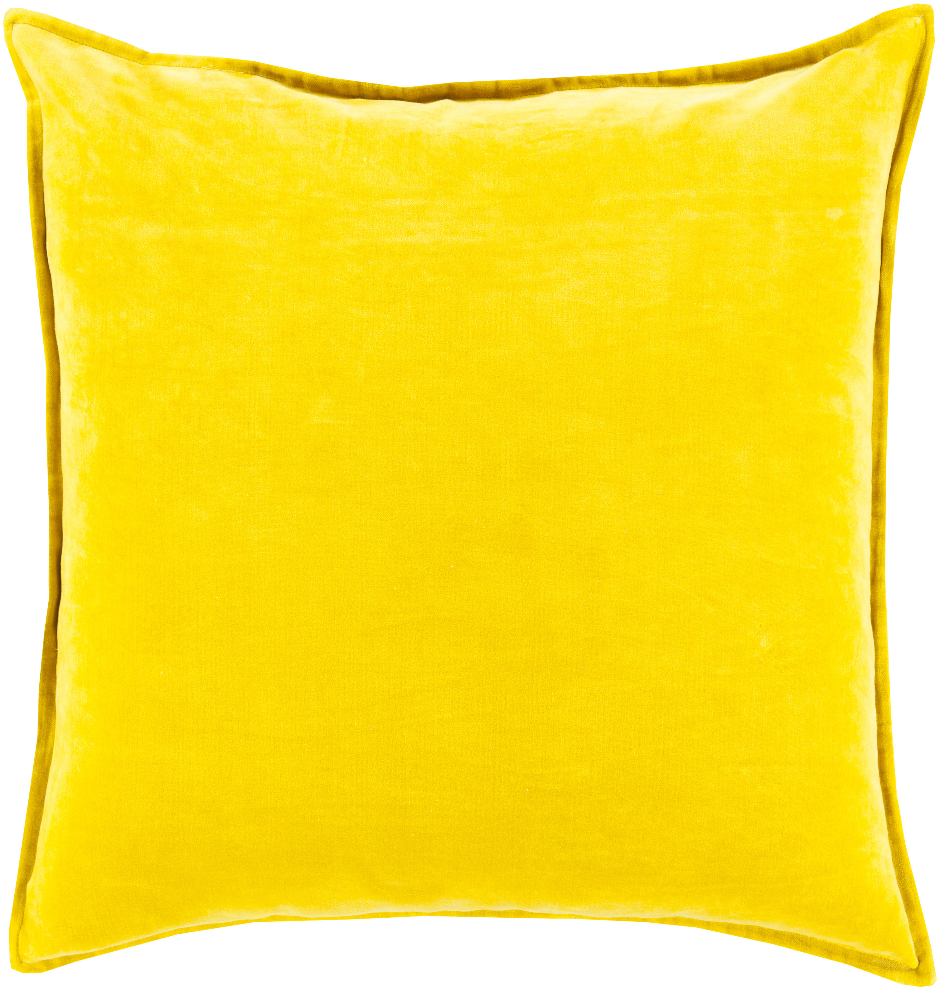 yellow fluffy pillows