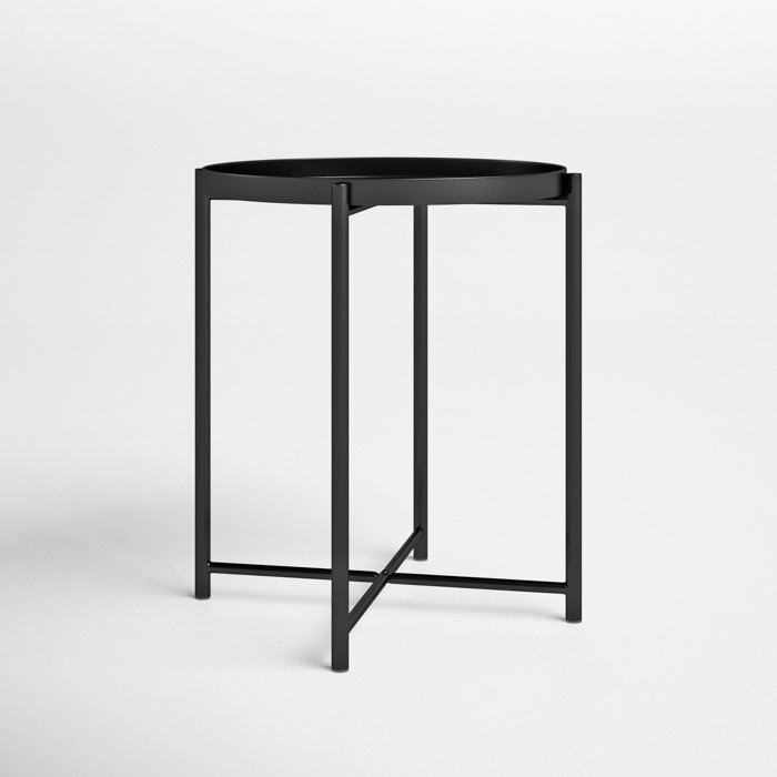 Joss and Main Auden Tray Top Cross Legs End Table