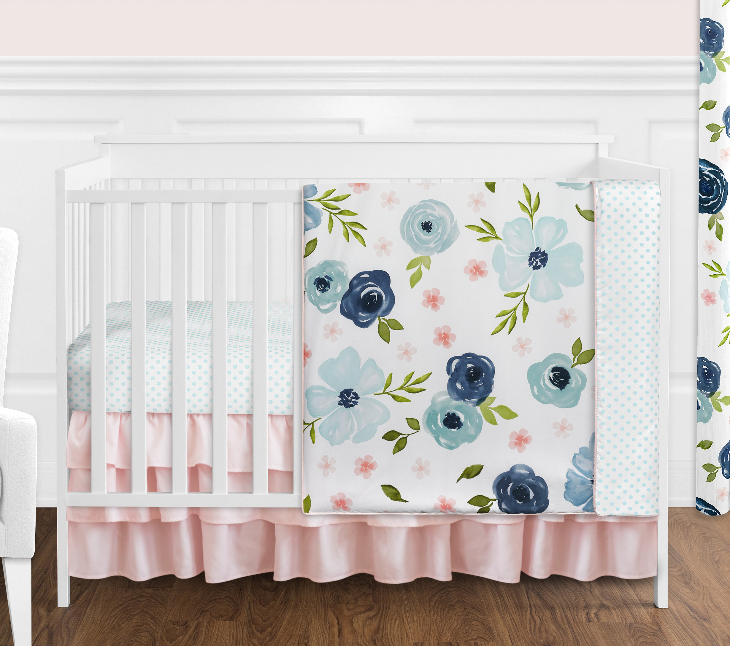 4 piece cot bedding set