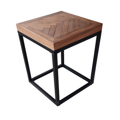 Suri Solid Wood Frame End Table by Foundstone