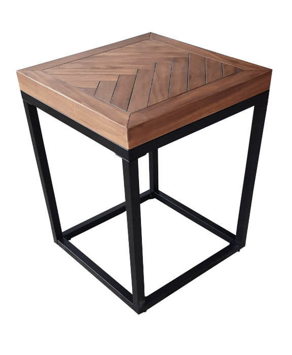 Foundstone Suri Solid Wood Frame End Table