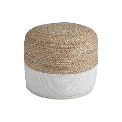 Jodie 19" Round Pouf Ottoman by Joss and Main