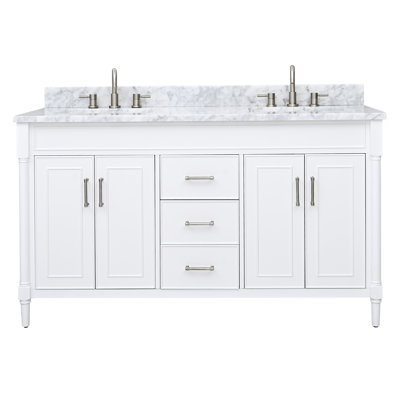 Apex 61" Double Bathroom Vanity Set by Joss and Main