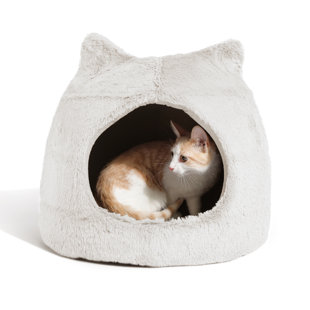 large enclosed cat bed