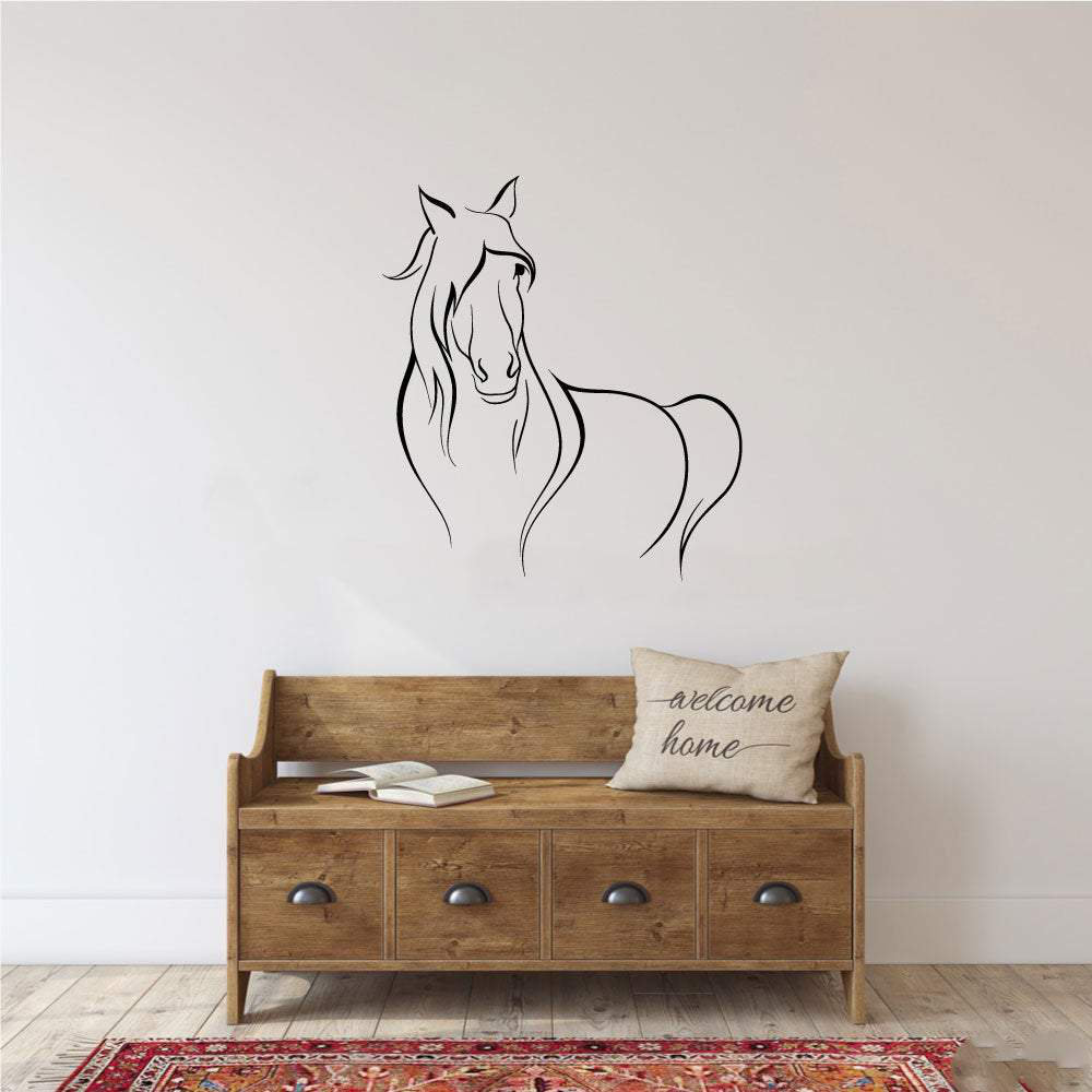 Gracie Oaks Horse Vinyl Wall Decal Wayfair