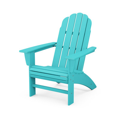 Vineyard Curveback Resin Adirondack Chair by POLYWOOD