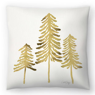 pine tree throw pillows