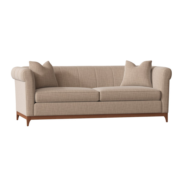 Wade Logan Steffens 89" Rolled Arm Sofa