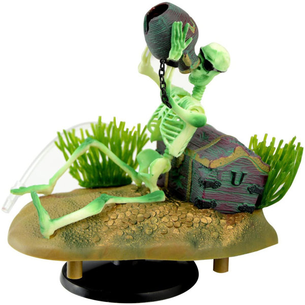 skeleton aquarium decorations