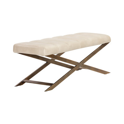 Renda Faux Leather Bench by Joss and Main