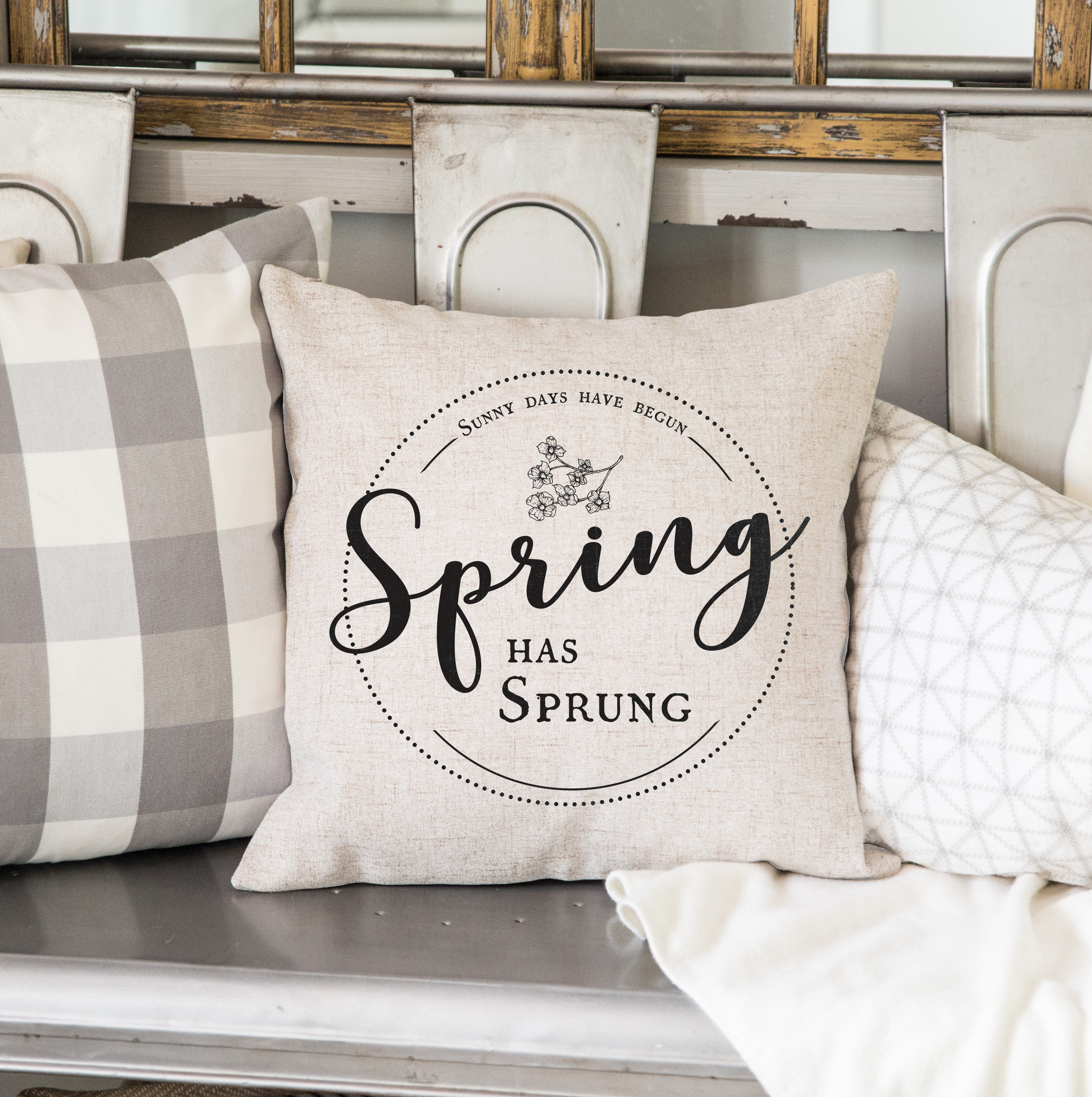 spring throw pillow covers