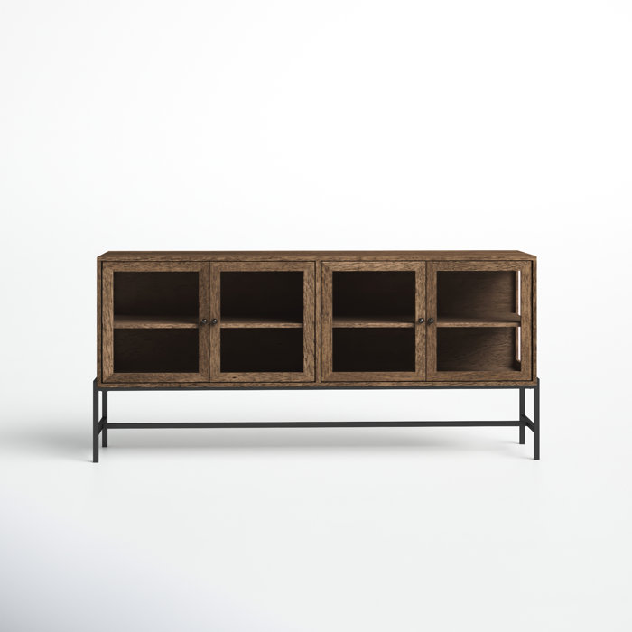 Joss and Main Warner 70" Wide Mango Solid Wood Sideboard