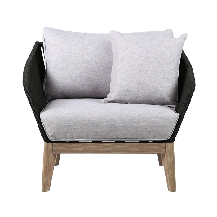Joss and Main Kristine Patio Chair with Cushions