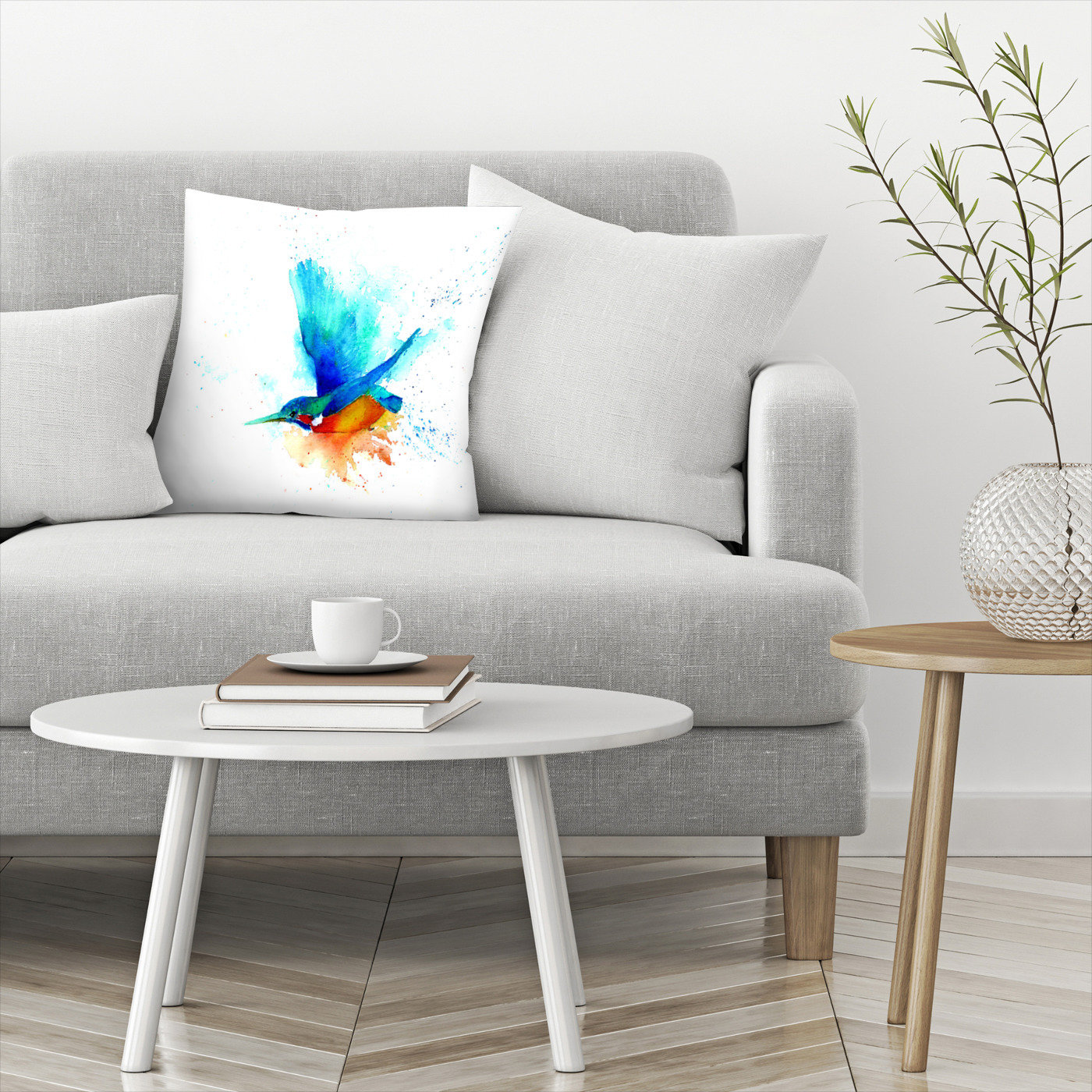 sapphire throw pillows