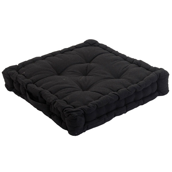 extra large black cushions